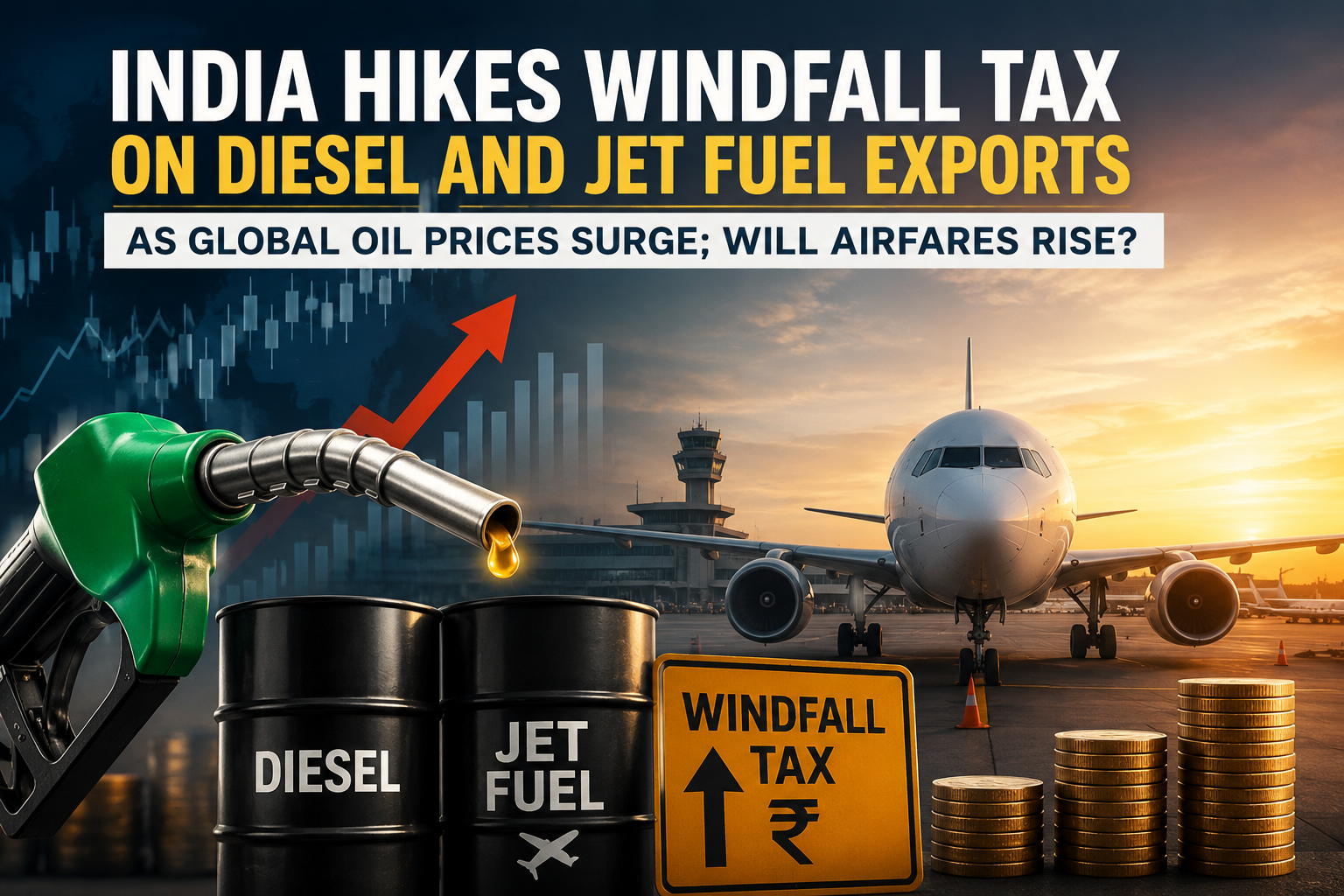 India Raises Tax on Diesel and Jet Fuel Exports Amid Rising Oil Prices